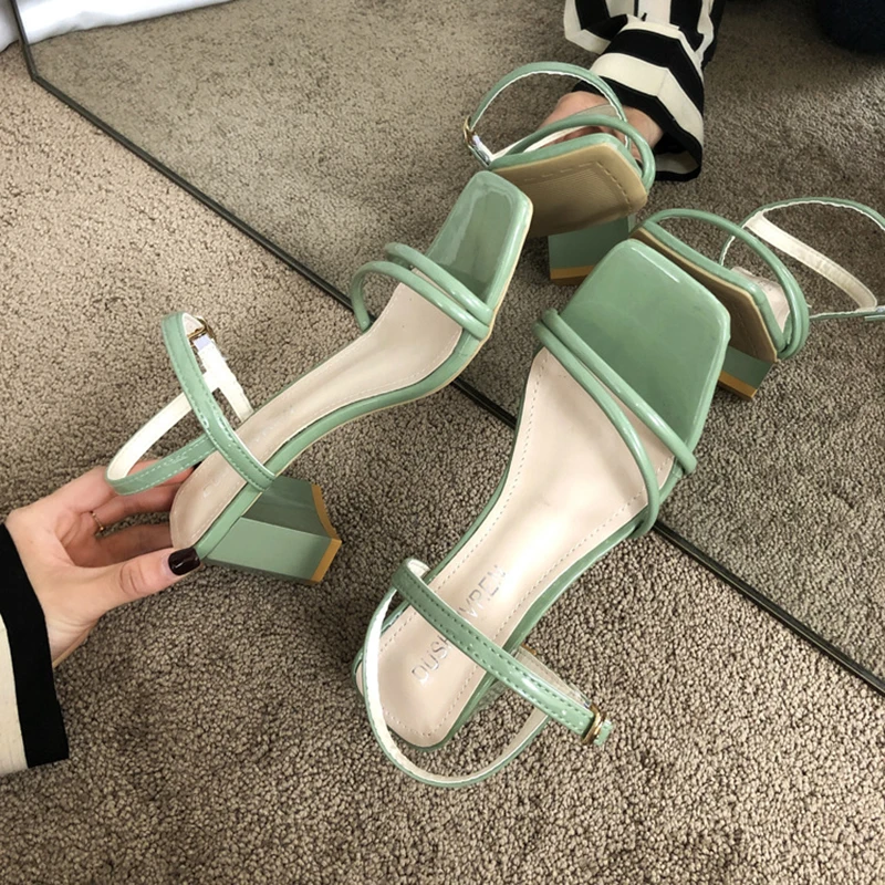 Sandalen Femme 2019 летние модные босоножки с перекрестными завязками женская обувь