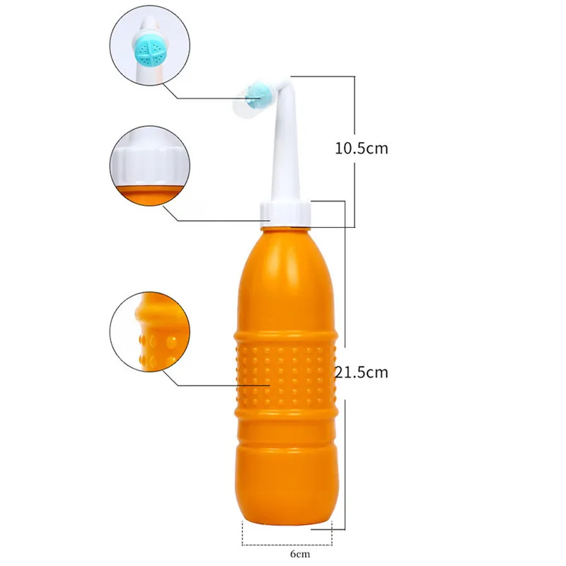 Портативный распылитель биде для ванной комнаты, бутылка биде для путешествий, ручное биде для мужчин и женщин, очиститель из полипропилена