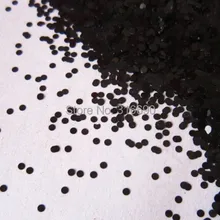 1 мм черный круглый горошек-устойчив к растворителям блеск для ногтей