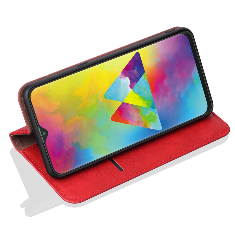 Ретро Crazy Horse кожаный чехол с Откидывающейся Крышкой для samsung Galaxy M10 M20 M30 A8S Чехол кошелек-подставка держатель
