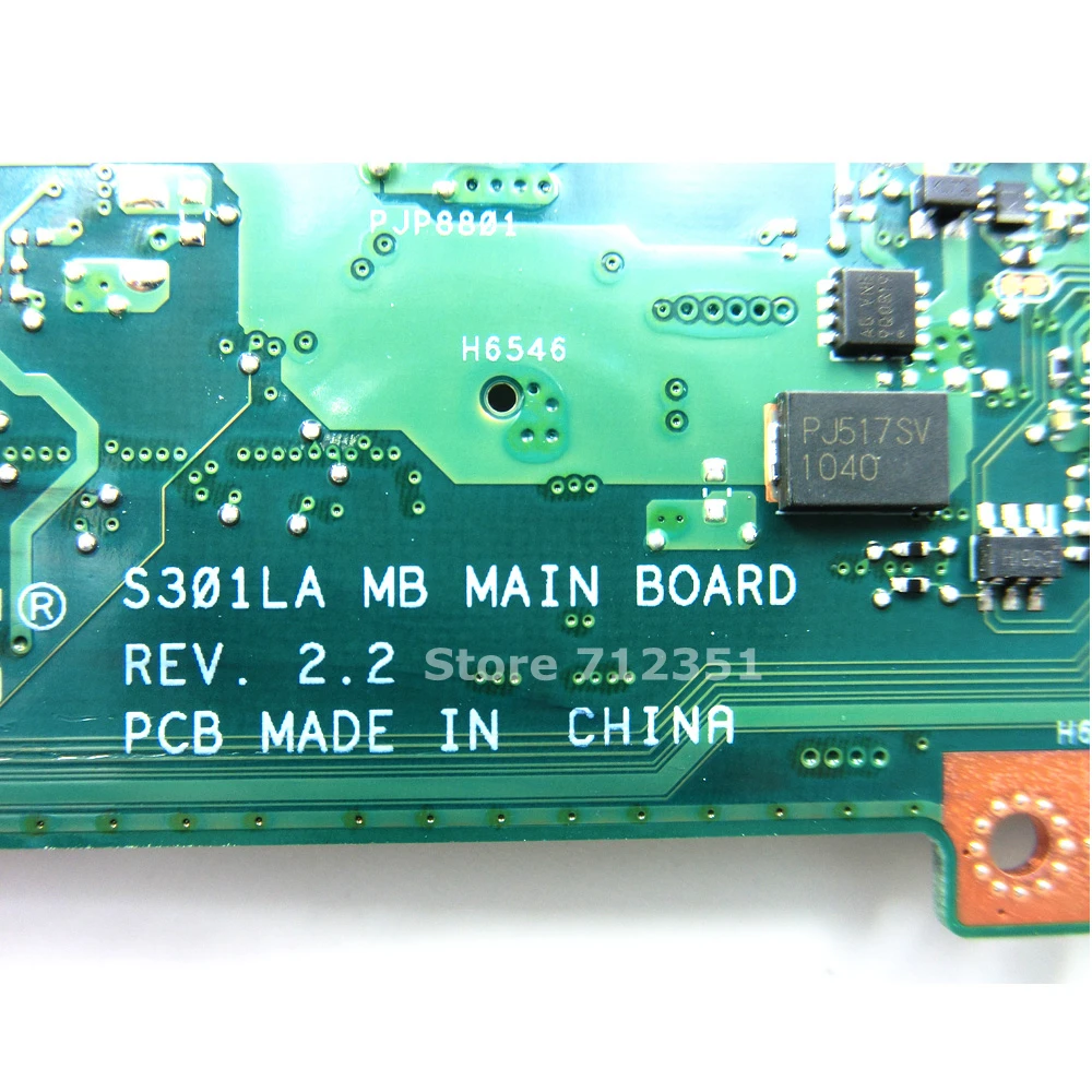 S301LA с i5 4200 ЦП 4 Гб ОЗУ материнская плата REV2.2 для ASUS S301L Q301LA S301LP ноутбука 100% тест