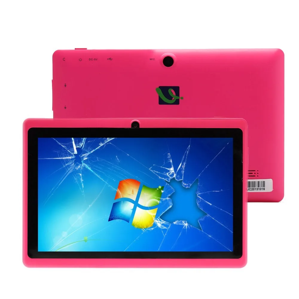 iRULU eXpro X1s 7’’ Android4.4 планшет ПК 1024*600 HD четырехъядерный 8ГБ/16ГБ ПЗУ Android система
