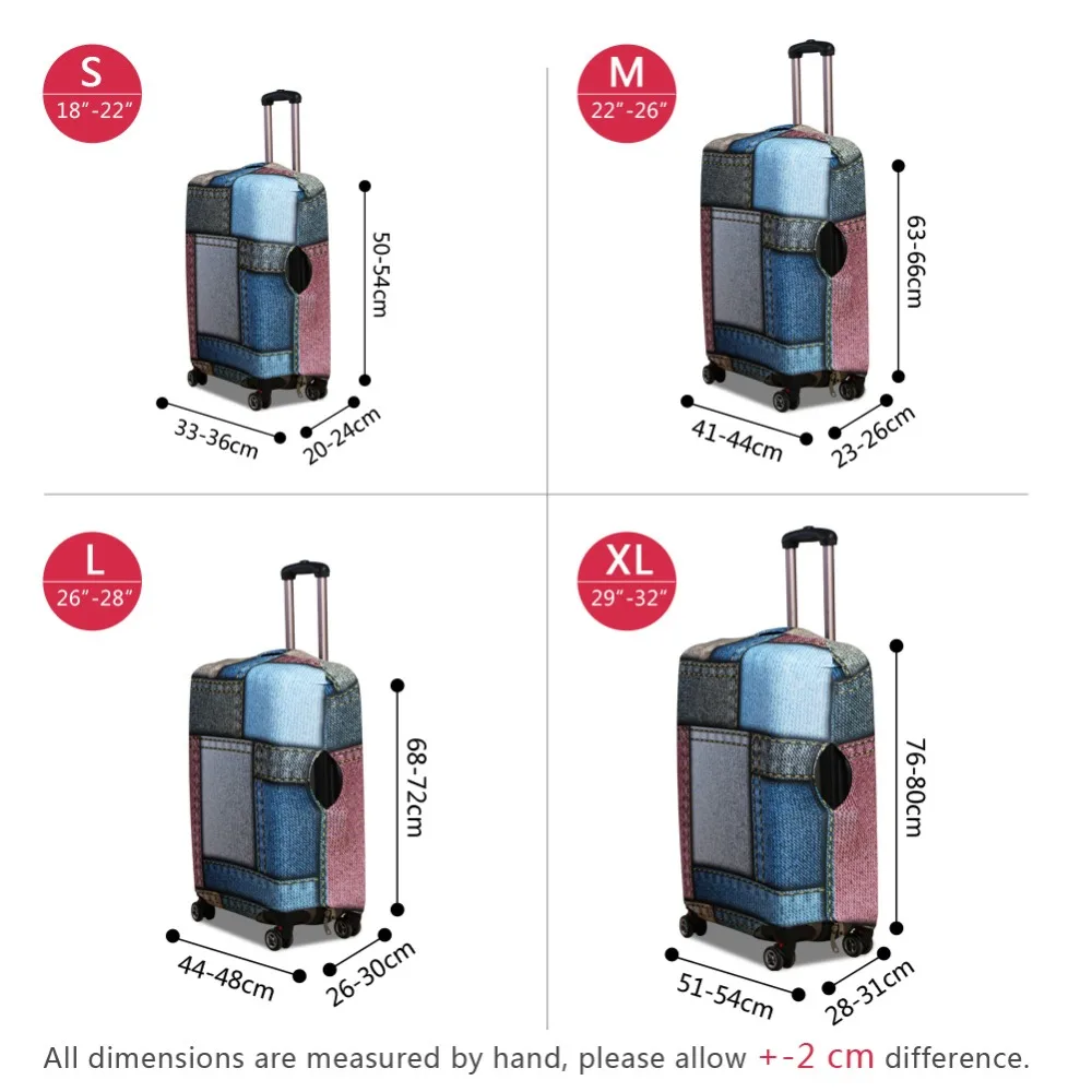 Dispalang самая популярная эластичная тележка чемодан чехол для путешествий пылезащитный чехол для многодюймовых чехлов аксессуары полиэфирная ткань