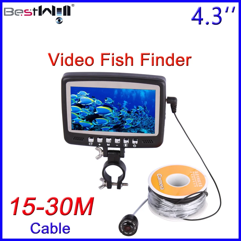 Видеокамера для подводной рыбалки HD 1000 TVL ЖК экран 4 3 дюйма|1000 tvl|ice fishing camerafishing camera