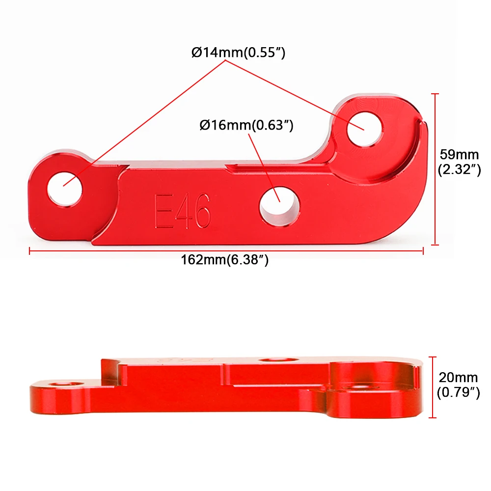 2 шт. для BMW E46 автомобильный адаптер увеличивающий угол поворота около 25% E46 Дрифт замок комплект 4 цвета увеличить угол