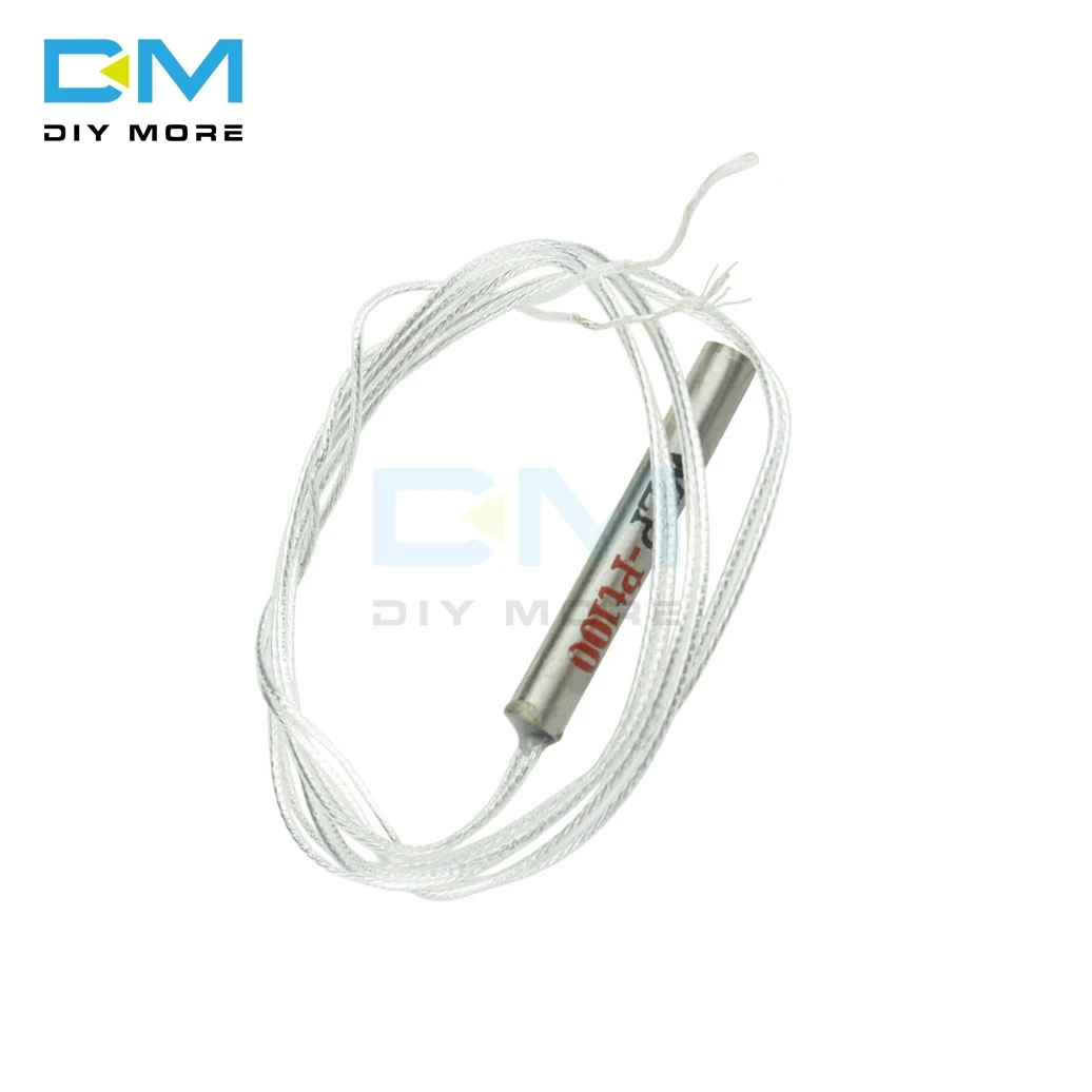 

PT100 Platinum Resister Temperature Sensor Waterproof Temp Probe Celsius Insulated Shielding Fiberglass -20~450