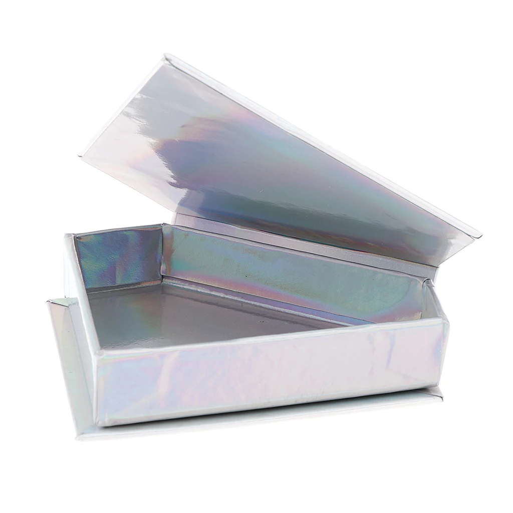 Magnetic Diamond-Shaped False Eyelash Storage Case Lashes Organizer Container Eye Lash Holder Box - Durable & Portable