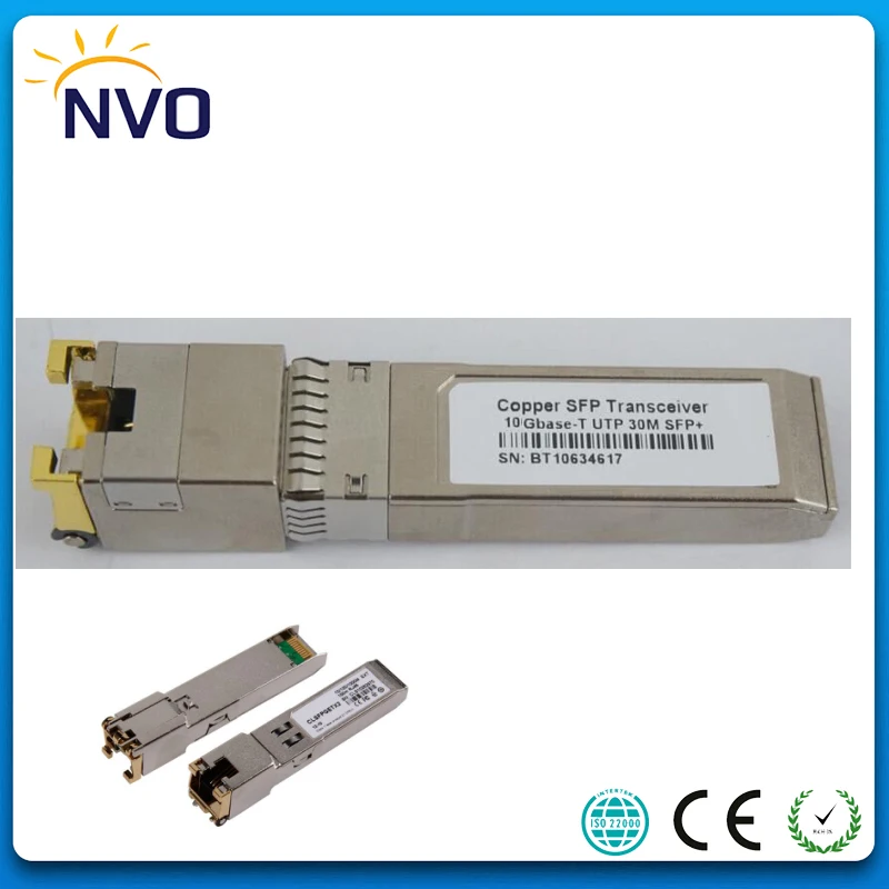 

Free Shipping 10Gbps RJ45 Copper SFP+ Optic Transceiver,10GBase-T Optical Module