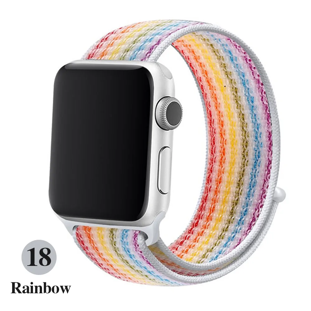 Новое высокое качество нейлон спортивная петля репликация Band для Apple Watch серии 1 2 3