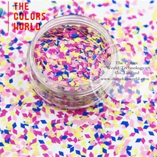 DH2-267 Разноцветные Алмазные формы устойчив к растворителям блеск для дизайна ногтей, гель для ногтей, Гель-лак для ногтей и украшения своими руками