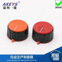 KN28-16-Y-T potentiometer Rubber Plastic color knob welding Machine Current adjustment knob hat