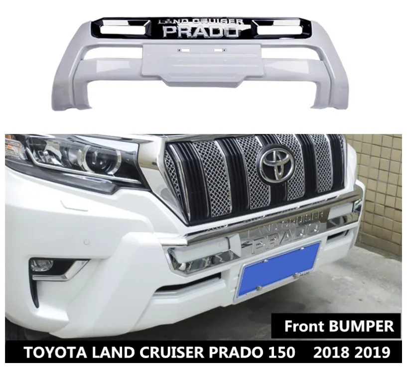 Защитный диффузор переднего бампера для TOYOTA LAND CRUISER PRADO 150 2018 2019 противоскользящая