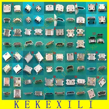 

20models 100x For Samsung I9100 S5570 I9000 N7100 S7562 S3 S5570 N9002 Note 3 Socket Micro USB Jack connector charging port