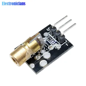 

1Pcs KY-008 650nm Laser Sensor Module 6mm 5V 5mW Red Laser Dot Diode Copper Head KY008 For Arduino