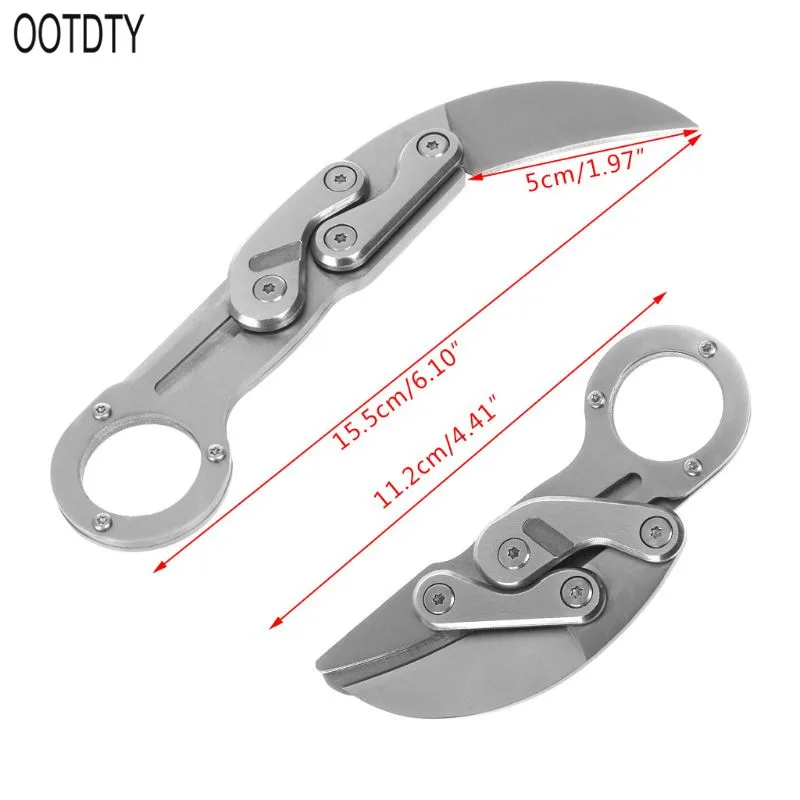 Горячие 4Cr13 Открытый выживания складной EDC инструменты кемпинг портативный режущий Канатный нож