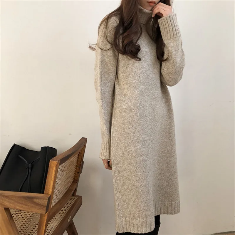 

Warm Charm Women Split Side Sweater Dress 2019 Fall Winter Long Sexy Lurex Bodycon Dresses with Belt Skinny Knitted Dress