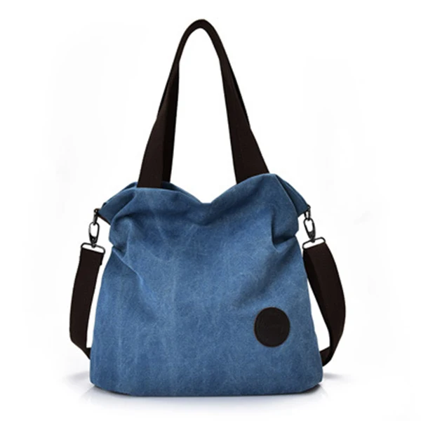 EXCELSIOR, винтажные женские сумки, холщовые сумки, женские, известный дизайнер, сумка на плечо, женская сумка, модная сумка, Основная сумка, G1538 - Цвет: Blue
