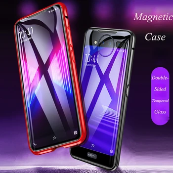 

For Vivo Nex 2 Dual Screen Magnetic Case nex2 360 Front+Back double-sided Tempered Glass Case vivo nex 2 Magnetic Metal Cover