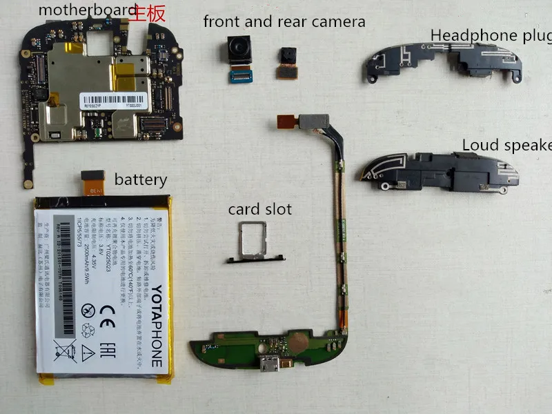 Original smartphone parts for Original Motherboard For Yotaphone 2