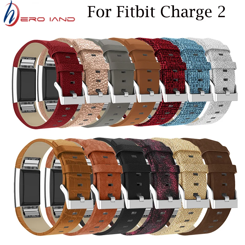 Хит ремешок из натуральной кожи для Fitbit Charge 2 умный Браслет сменный