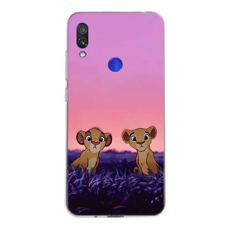 Король Лев Симба силиконовый чехол для Xiaomi Redmi Note 8 iPhone 7 6 Plus 5 iPad Pro K30 K20 4 4A 4X5 плюс S2 6A 5A 7A крышка - Цвет: NO.8