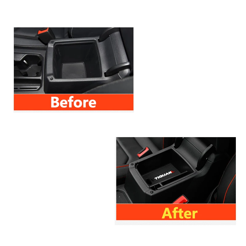 Car Armrest Center Storage Box Container Glove Organizer Case For Volkswagen VW Tiguan mk2 2016 2017 2018 2019 Accessories Car Armrest Center Storage Box Container Glove Organizer Case For Volkswagen VW Tiguan mk2 2016 2017 2018 2019 Accessories