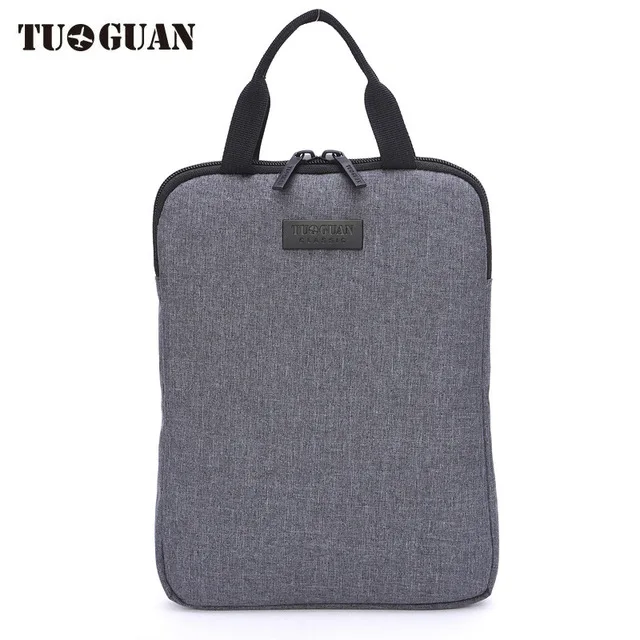 

TUGUAN New Men's iPad Computer Bags Waterproof Business Handbag Portable Canvas Briefcase