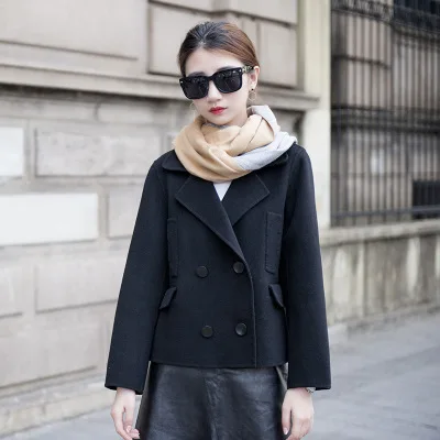 Feminino Femmes Black Casaco Vestes camel Laine Green En 2018 Court army Femelle New Gc114 La Main Manteaux Automne À Cachemire D'hiver Mode Manteau Tinteen TRwFUcYqw