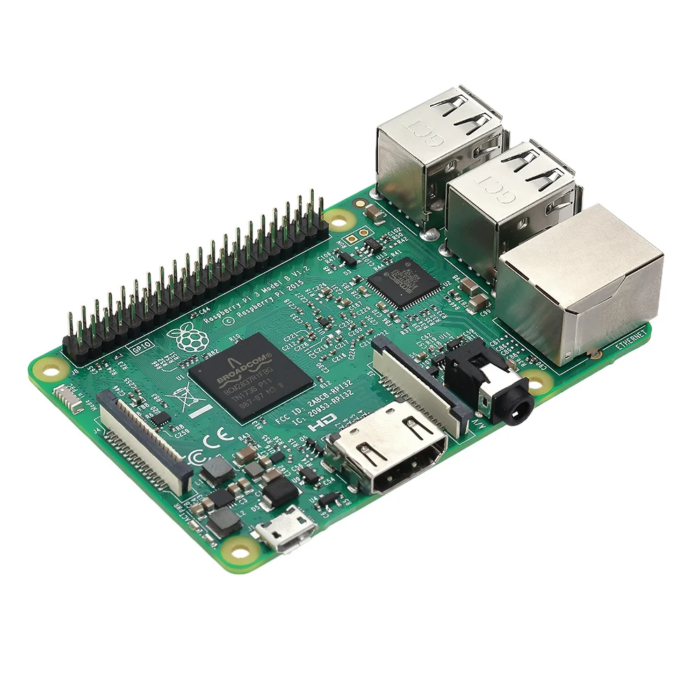 

Raspberry Pi 3 Model B WiFi Heatsink Acrylic Case With Cooling Fan Heat Sinks Complete Starter Basic Kit For IoT ready solution