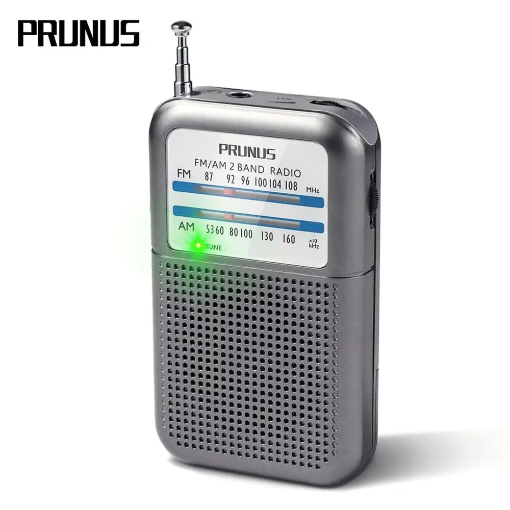 Портативный радиоприемник PRUNUS DE 333 FM AM SW отличный прием карманное мини радио с