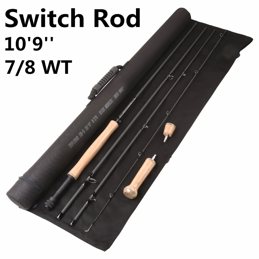 

Maximumcatch Switch Fly Fishing Rod Nano Carbon Medium Action 10.9FT 7/8WT 4PCS Fly Rod Nano Fly Rod