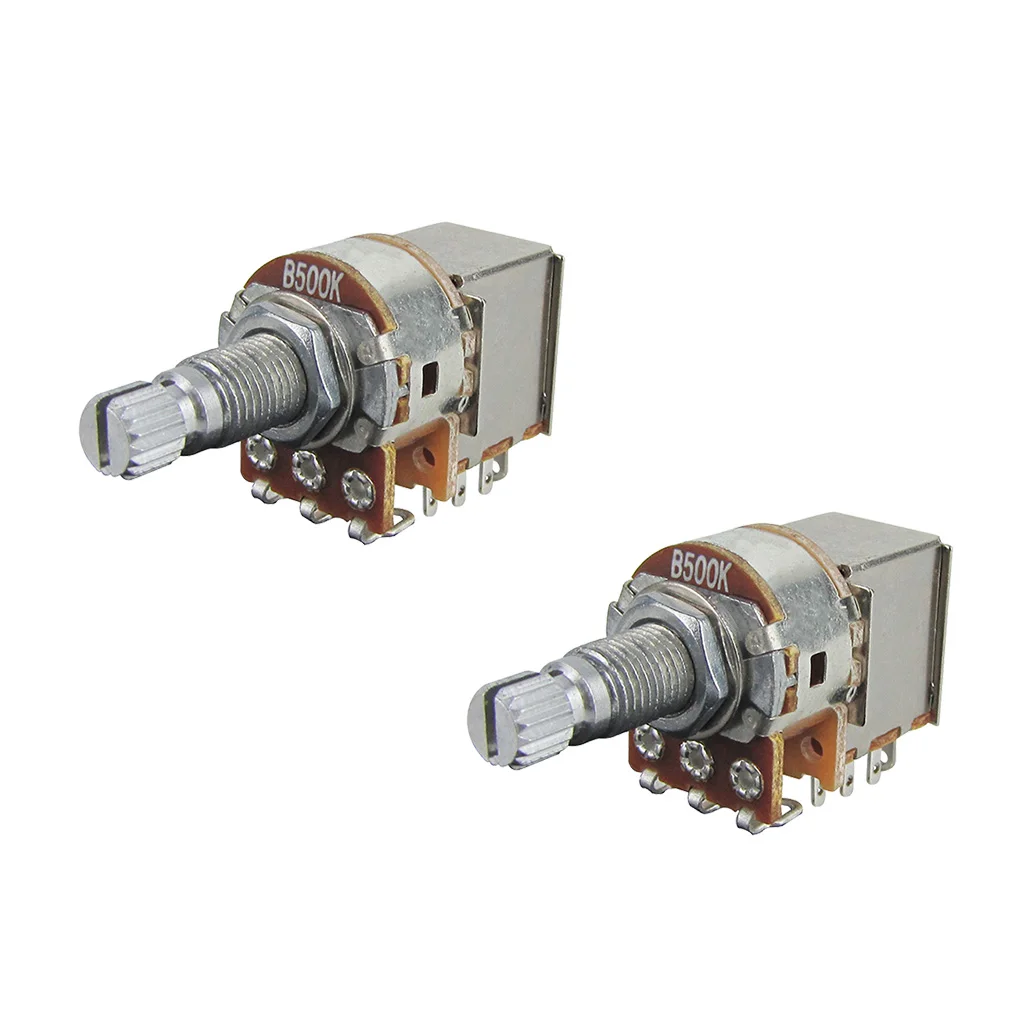 Buy NEW 2PCS 500K Push Pull Switch Potentiometer Pot