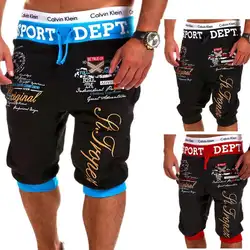 Zogaa 2019 Новая мода Для мужчин штаны с буквенным принтом хип-хоп бегунов Штаны мужской мужские брюки для бега однотонные Шорты Большой