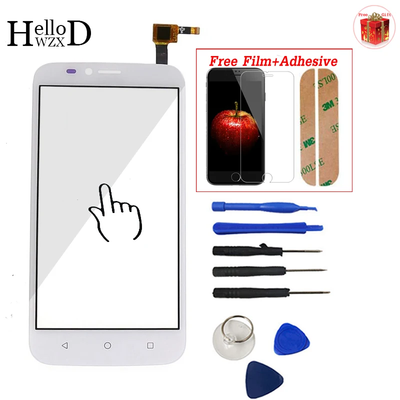 Сенсорный экран для Huawei Ascend Y625 Y 625 сенсорный дигитайзер панель клей + защита