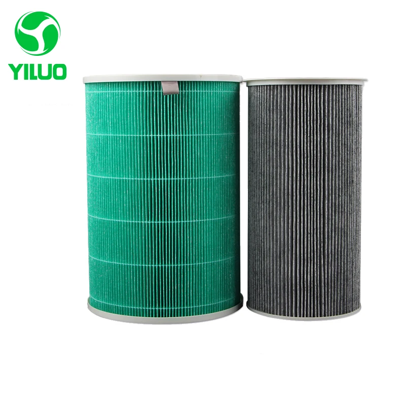 

295*200mm cylindrical hepa M air filter cleaner parts, hot sale high efficient composite filter cartridge air purifier parts