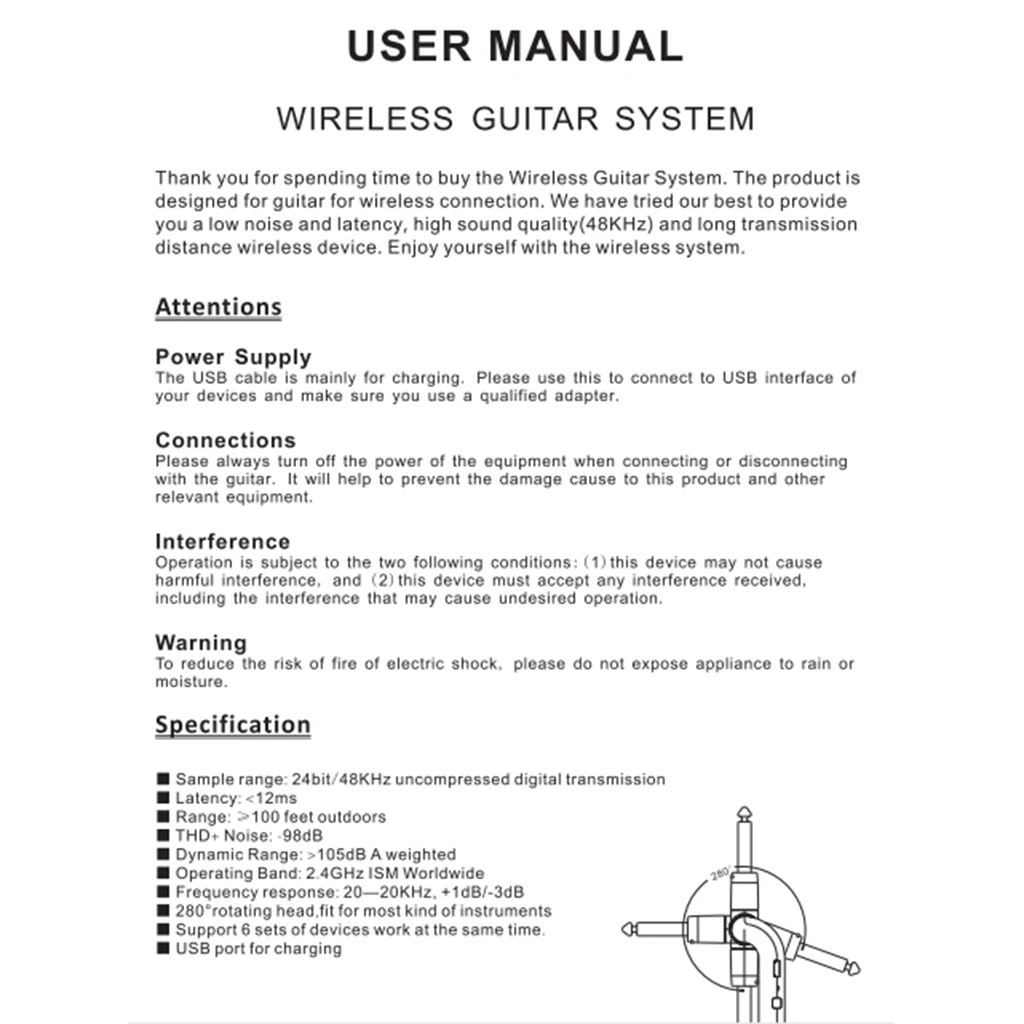 2,4 г беспроводной передатчик гитары приемник системы встроенный аккумулятор 30 м для электрических гитар басовый аксессуар