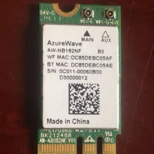 Беспроводной адаптер карты для Toshiba C55-B5299 C55-B5270 wifi+ Bluetooth NGFF AzureWave AW-NB182NF