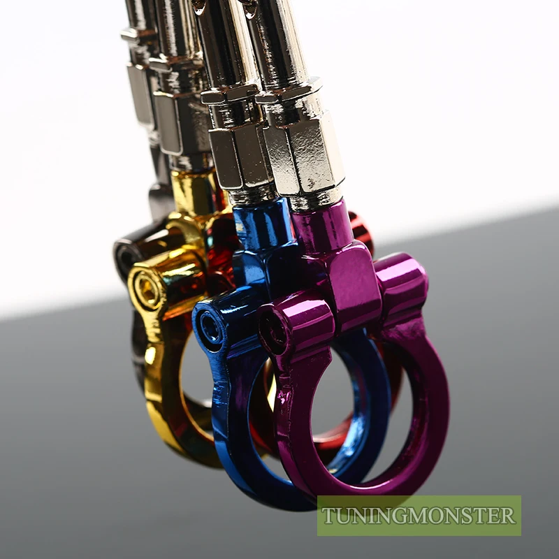 

Lot 5PCS Trailer Hooks Keychain Keyring Keyfob Key Chain Key Ring Mini Zinc Alloy Metal Car Truck