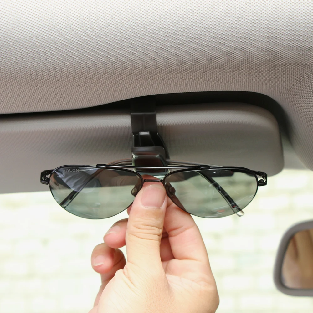Горячая Авто крепежный зажим авто аксессуары ABS автомобиль солнцезащитный козырек солнечные очки, очки держатель зажим для билета USPS
