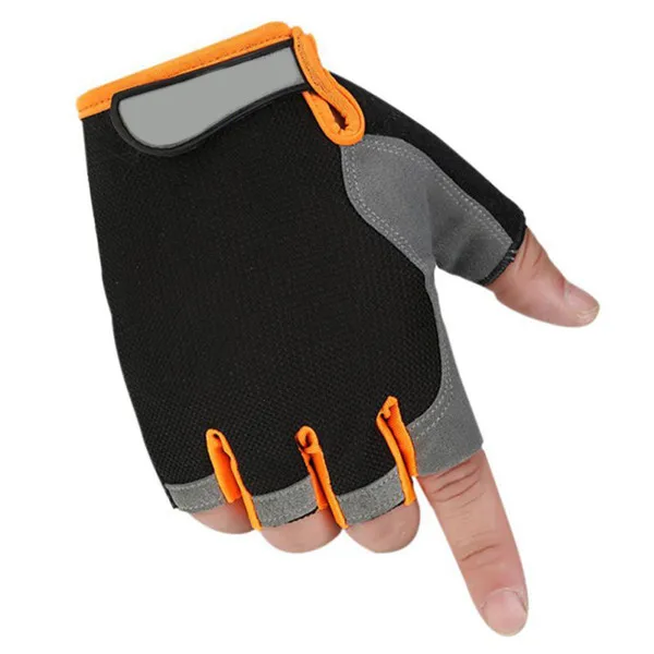Альпинистские перчатки для тяжелой атлетики, ультратонкие велосипедные противоударные перчатки с полупальцами, дышащие горные мужские спортивные перчатки j2 - Цвет: Золотой