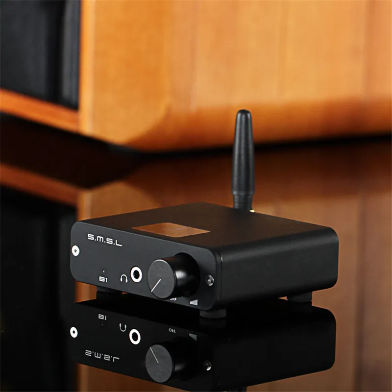 

DAC S. M. S. L SMSL B1 Wireless Bluetooth 4.2 Input Audio Receiver Decoder Digital Turntable Fiber Coaxial Analog 3.5 Output