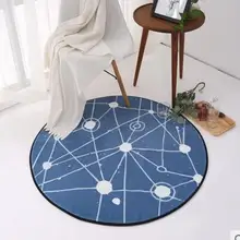 Нордический простой современный круглый ковер для спальни, входного компьютерного кресла, подвесная корзина из ротанга, подушка для стула, прикроватная кровать для дома