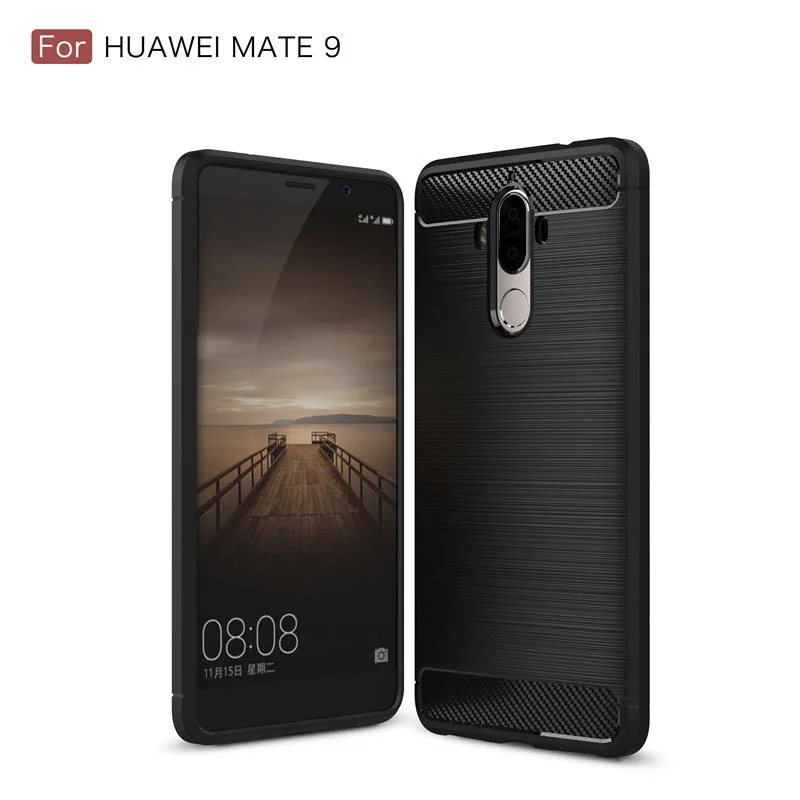 

Fitted Cases For Huawei Mate 9 New Anti-knock Soft Silicone TPU Back Cover Mobile Phone Case
