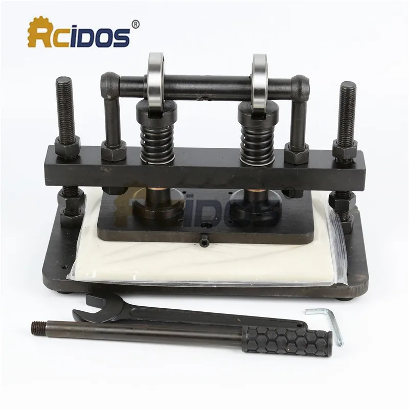 26x12cm Double Wheel Hand leather cutting machine,RCIDOS photo paper,PVC/EVA sheet mold cutter,leather Die cutting machine