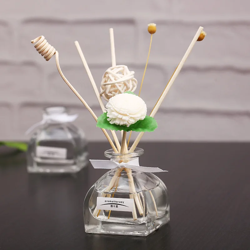Online 50 Ml Home Fragrance Minyak Rotan Reed Diffuser Kamar Parfum Aroma Minyak Esensial Suplemen Lavender Jasmine Sakura Rose
