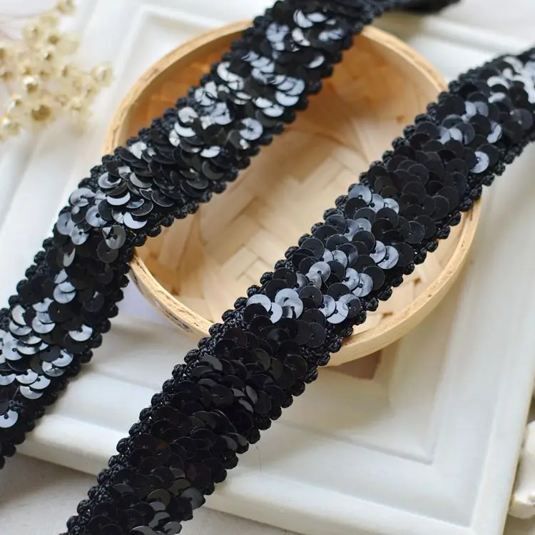 sequin lace trim
