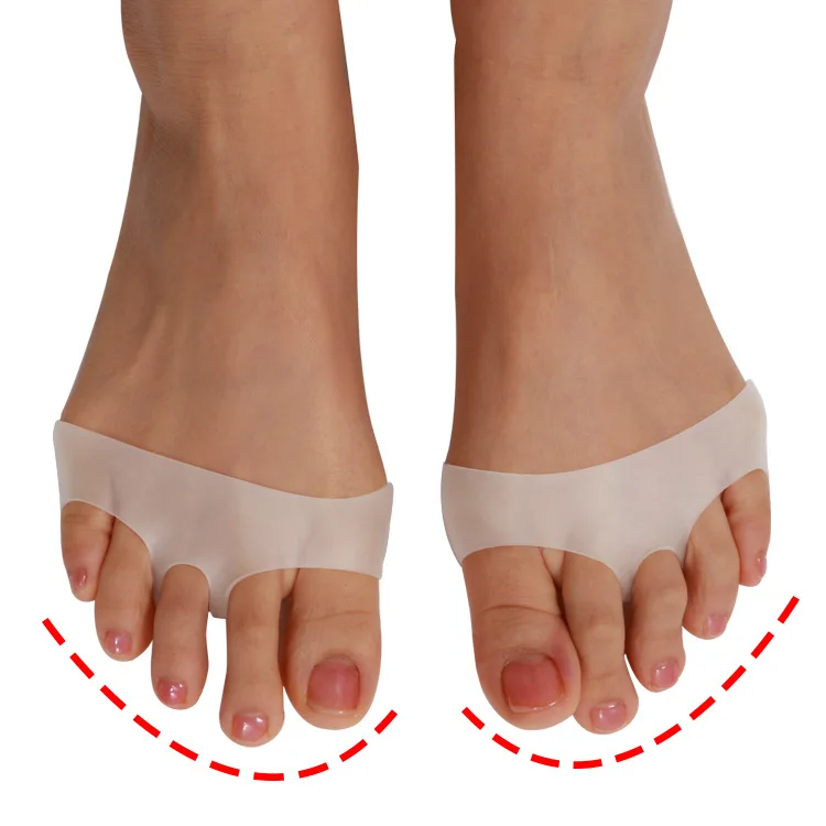 Мягкие силиконовые гелевые подушечки для ухода за ногами, высокий каблук, амортизация, противоскользящая плюсневая подкладка для ног