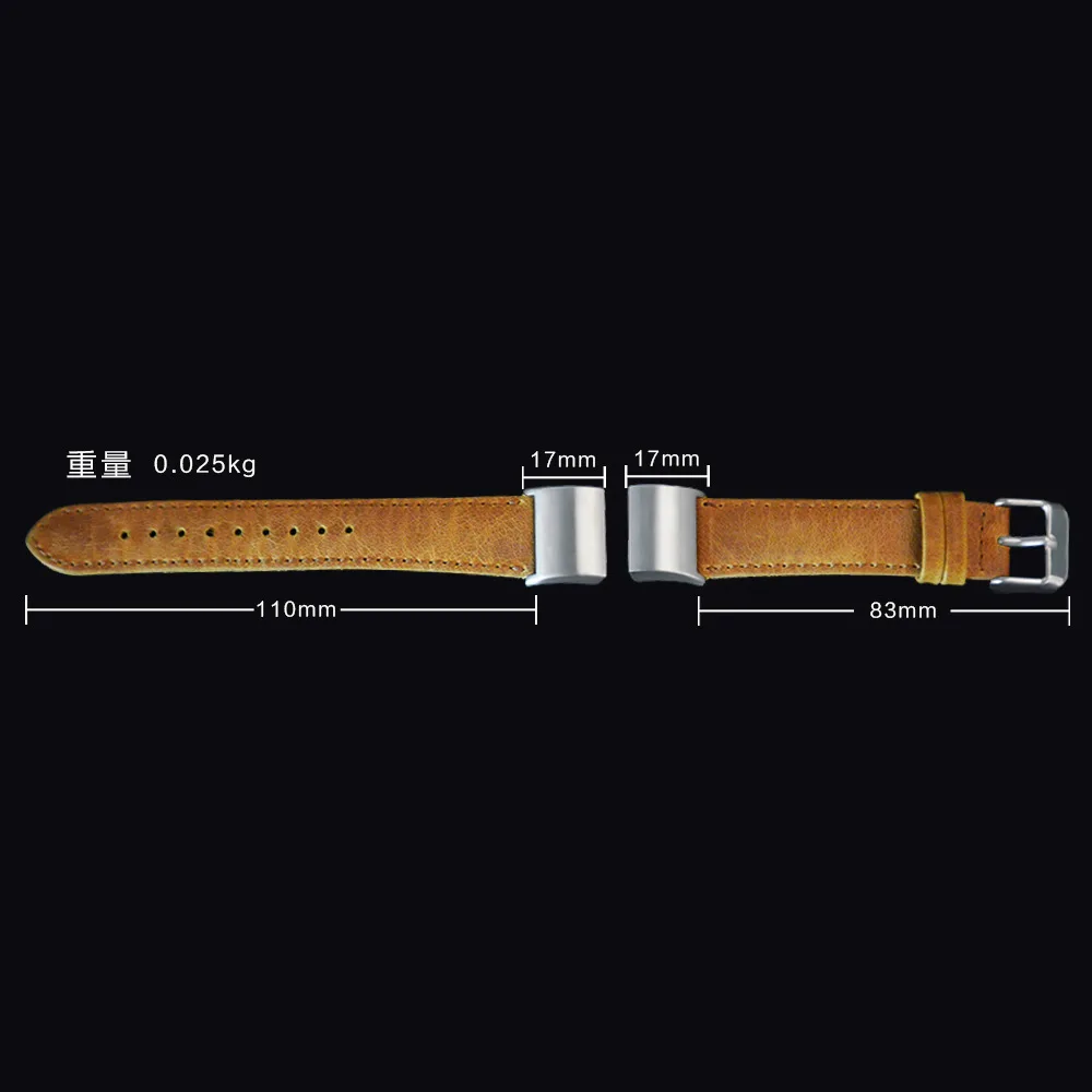 Replacement Fitbit Charge2 Bands Leather Straps Band Interchangeable Smart Fitness Watch Band With Stainless Frame for Charge 2