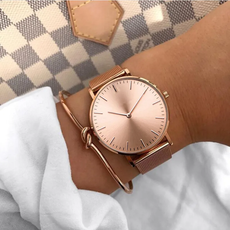 paulvalentineeWhen your brain says no but your heart says yes!  The Rose Gold Seashell Mesh on the wrist, link in bio  Free shipping worldwide
