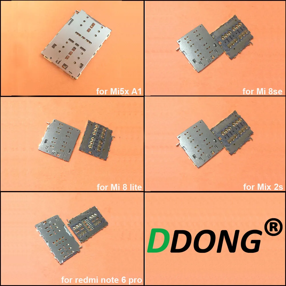 

For Xiaomi Mi5X A1 5X Mi 8 lite 8 SE 8SE Mix 2s/for Redmi note 6 pro SIM Card Slot Reader Micro SD Memory Tray Card Holder